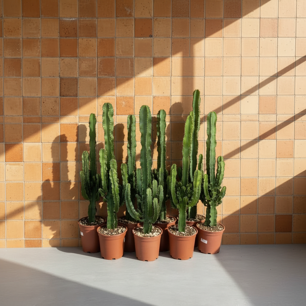 Euphorbia İgens Kaktüs (Eritrea) 60-70 cm | Büyük Boy Dekoratif Kaktüs & İç Mekan Bitkisi