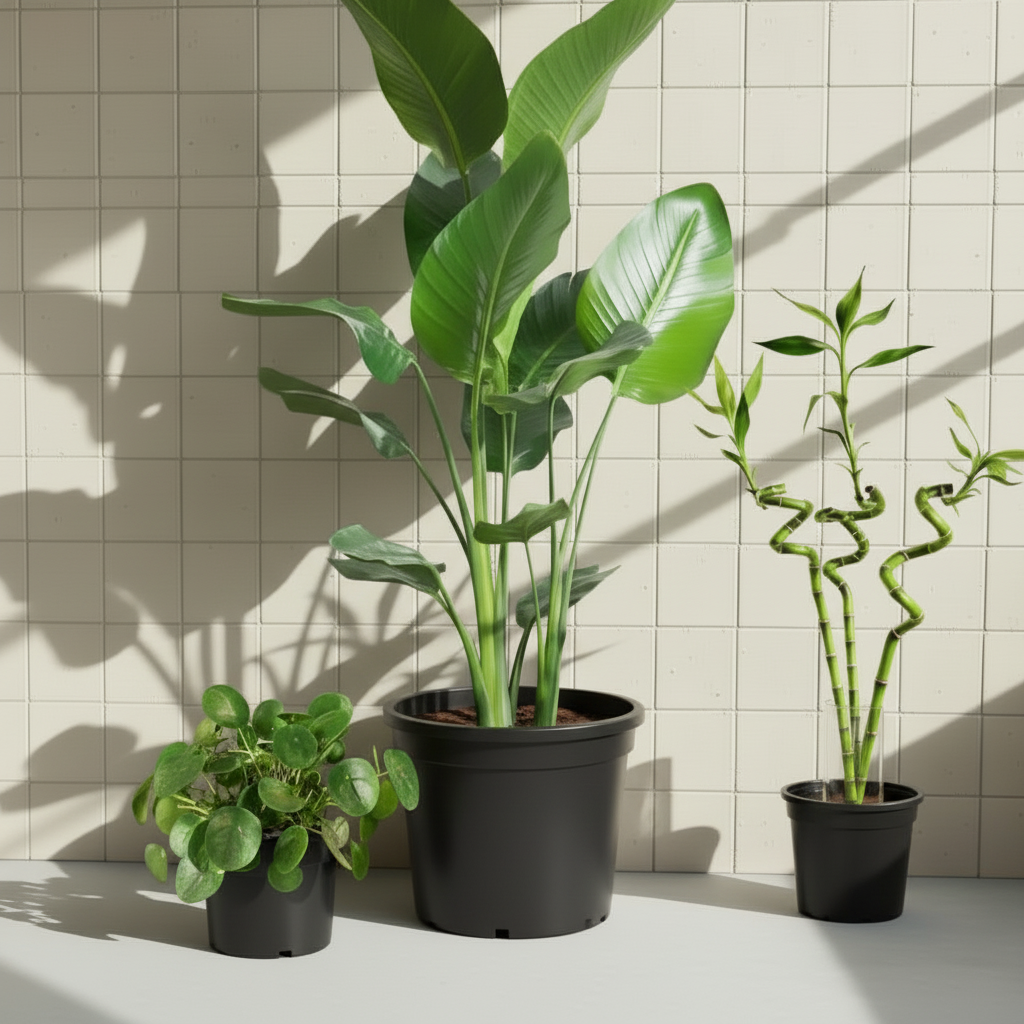 Favori Kampanyalı 3'lü Bitki Seti -Starliçe,Bambu ve Pilea