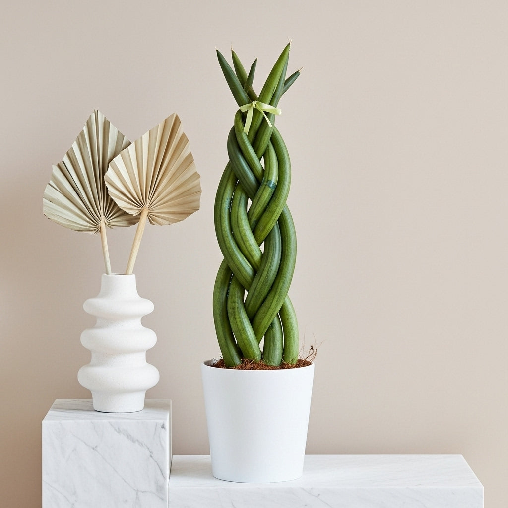 Örgülü Paşa Kılıcı  Sansevieria Cylindrica | Bakımı Kolay İç Mekan Bitkisi