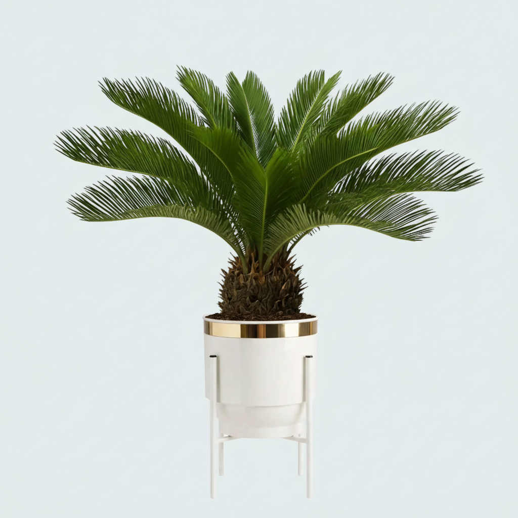 Cycas Revoluta (Sikas) – Japon Sago Palmiyesi | Dayanıklı Salon ve Ofis Bitkisi