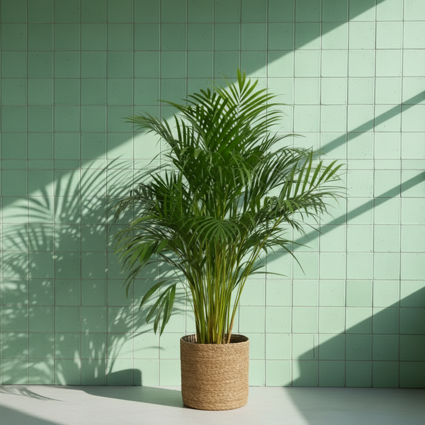 Areka Salon Palmiyesi 90-100cm Dolgun Form (Dypsis Lutescens) Dekoratif İç Mekan Bitkisi