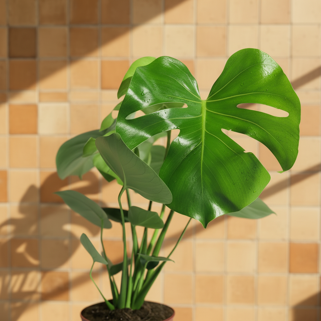 Monstera Deve Tabanı Çiçeği 30-40 cm