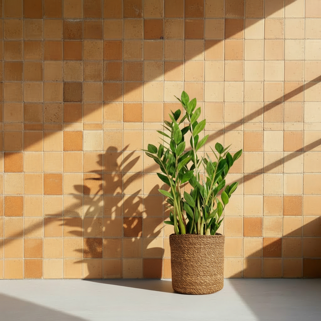 Zamia Çiçeği Zeze-Zamioculcas Zamiifolia 50 cm