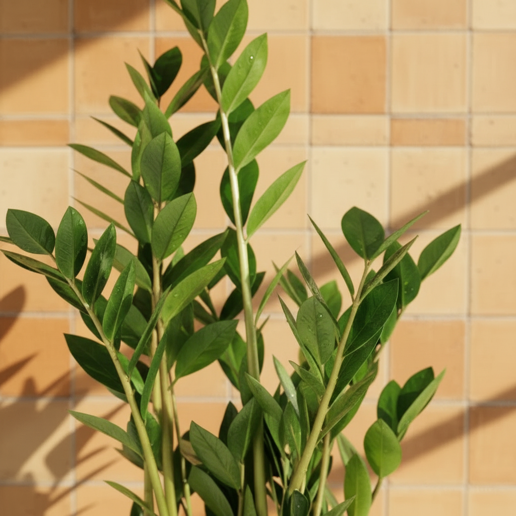 Zamia Çiçeği Zeze-Zamioculcas Zamiifolia 50 cm