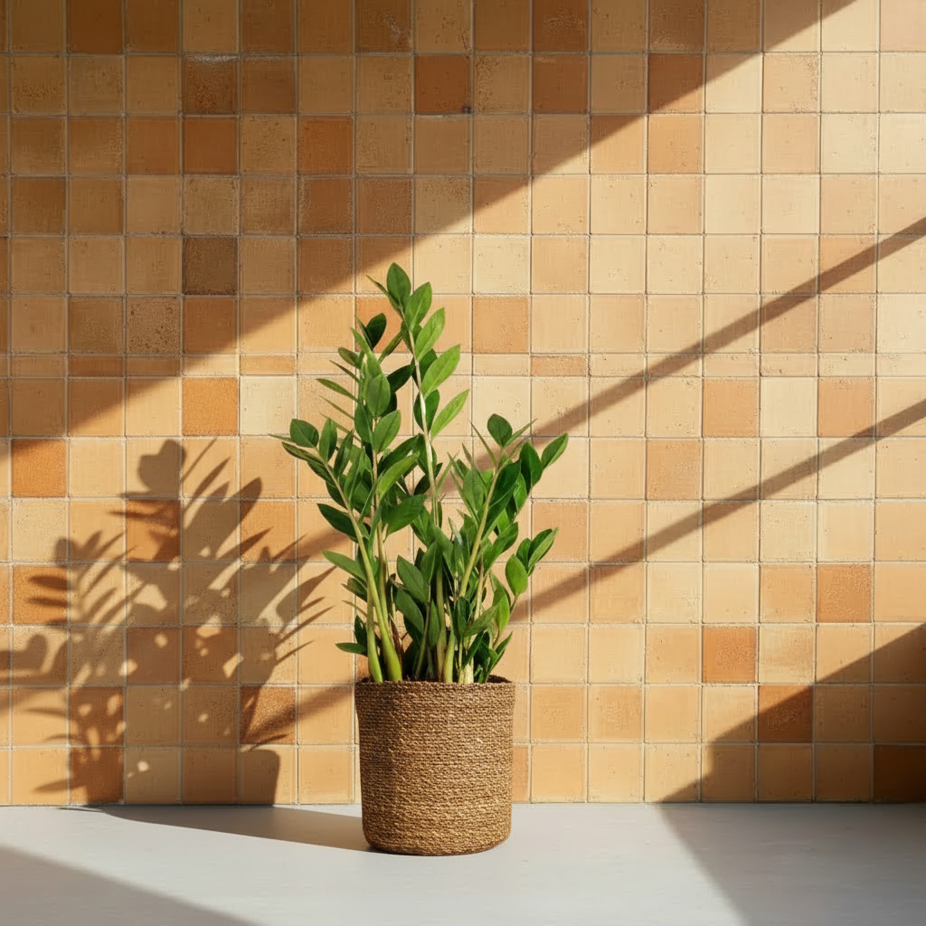 Zamia Çiçeği Zeze-Zamioculcas Zamiifolia 50 cm